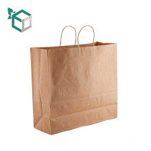 Luxe en gros pas cher de luxe shopping guangzhou kraft sac en papier avec des logos